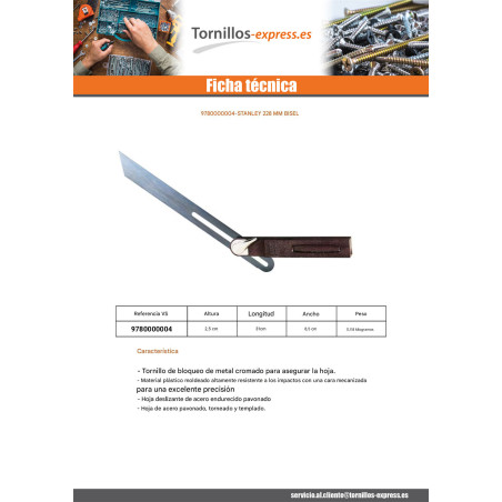 1 x Falsa Escuadra STANLEY 228 MM