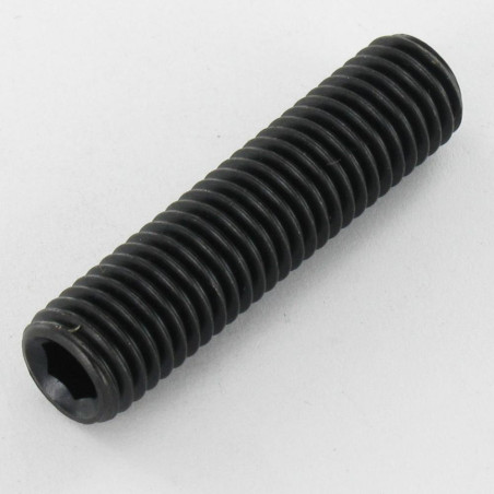 1 x Tornillo metales sin cabeza seis lados hueco llave de 2 M4X4 punta convexa Acero bruto