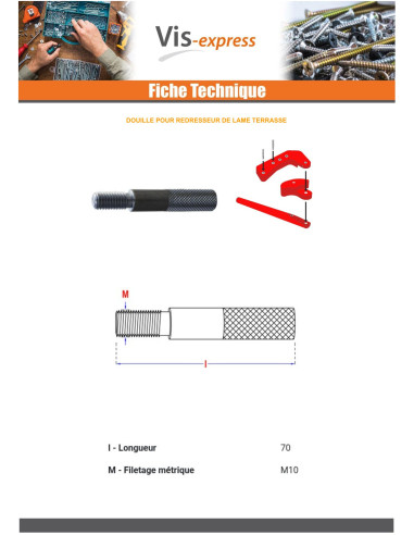 1 x Casquillo para enderezador de tablas de...