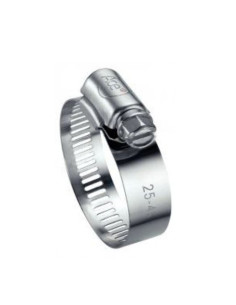 Abrazadera banda perforada 13 diámetro 40 con 60 Inox W4