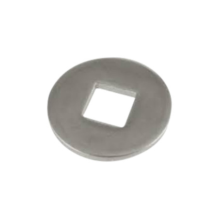 1 x Arandela para construcción madera interior cuadrada 14X44X4 Acero cincado blanco