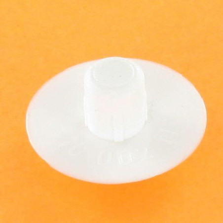 1 x Tapón diámetro del cuerpo 7 diámetro de cabeza: 20 longitud bajo cabeza 7.5 Polietileno blanco