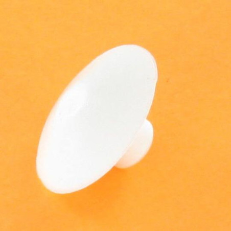 1 x Tapón diámetro del cuerpo 7 diámetro de cabeza: 20 longitud bajo cabeza 7.5 Polietileno blanco