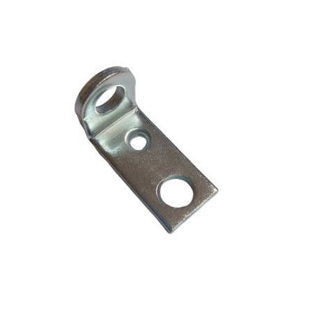 1 x Escuadra de fijación con ojal 34,5 x 21 x 16,5 Acero cincado blanco