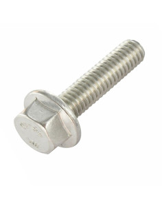 Tornillo metales cabeza hexagonal resalto reborde dentado...