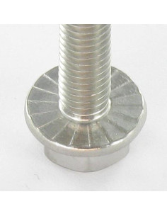 Tornillo metales cabeza hexagonal resalto reborde dentado... 2