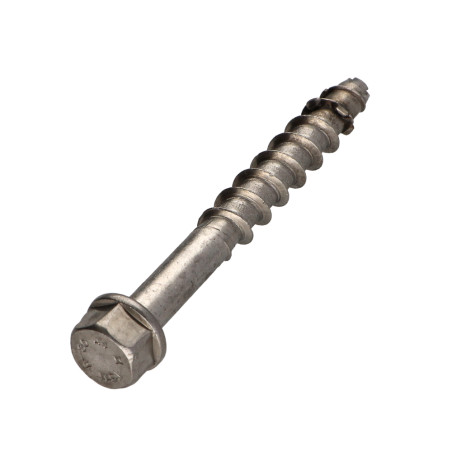 1 x Tornillo hormigón cabeza hexagonal S13 Inoxidable A4 10X70 roscado en 5