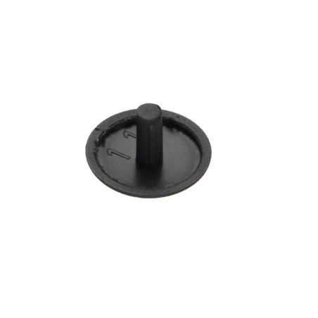 1 x Tapón para Cabeza de Tornillo Polietileno diámetro de cabeza: 12 diámetro varilla 2.5 longitud total 5 RAL7016 gris