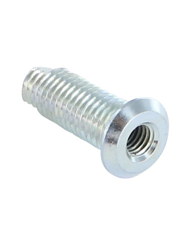 1 x Tornillo metales Acero cincado blanco...