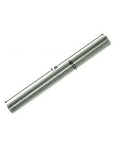 Varilla roscada M12 longitud 1 metro Clase 8.8 Acero... 2