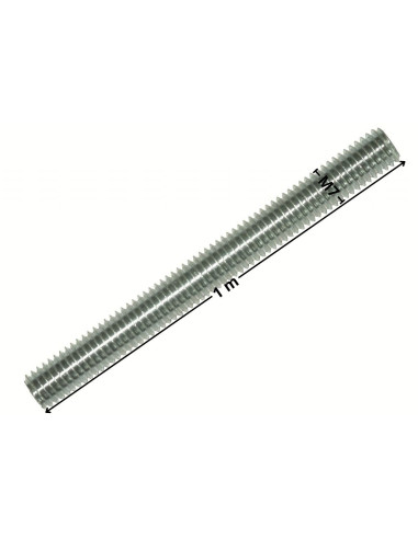 1 x Varilla roscada M7 paso de 150 longitud 1...