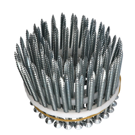 1 x Vendidas en rollo de 100 Tornillo madera aglomerado cabeza fresada/testa svasat dentado 5X80 roscado en 60 TORX T20