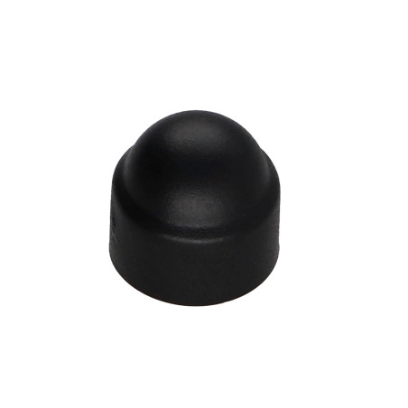 1 x Embellecedor tuerca o embellecedor cabeza de tornillo cabeza hexagonal M6 polietileno negro en plano 10
