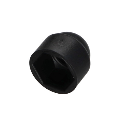 1 x Embellecedor tuerca o embellecedor cabeza de tornillo cabeza hexagonal M6 polietileno negro en plano 10