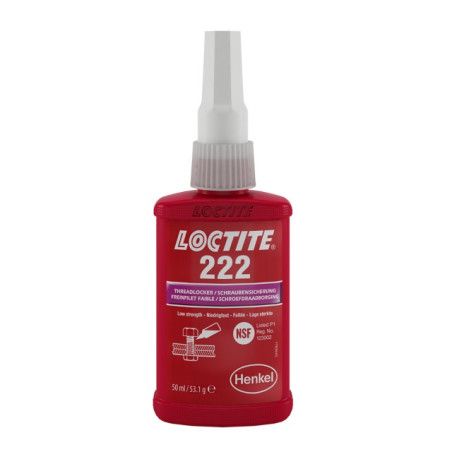 1 x Freno rosca baja resistencia 50 ml LOCTITA 222