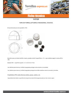 Embellecedor tuerca o embellecedor cabeza de tornillo... 2