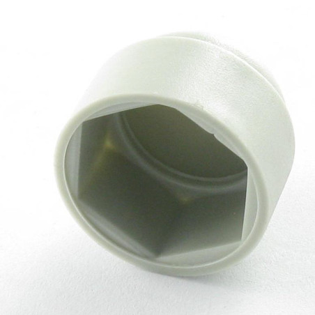 1 x Embellecedor tuerca o embellecedor cabeza de tornillo cabeza hexagonal M12 Polietileno en plano 18 RAL7038
