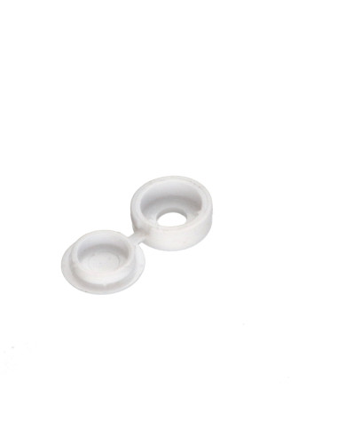 1 x Embellecedor Remache Polietileno blanco