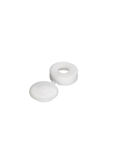 1 x Embellecedor Remache Polietileno blanco