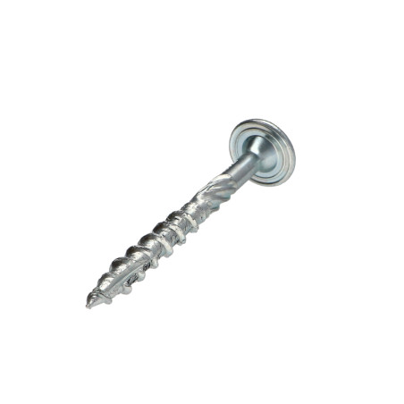1 x Tornillos para madera TEKOR cabeza disco TORX T40 cut punta antihendidura tipo 17 8X70 roscado parcial Acero cincado