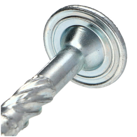 1 x Tornillos para madera TEKOR cabeza disco TORX T40 cut punta antihendidura tipo 17 8X70 roscado parcial Acero cincado