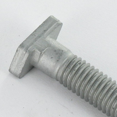 1 x Tornillos UN QUARTO de RONDA 8X38 Acero bruto GEOMET 500B