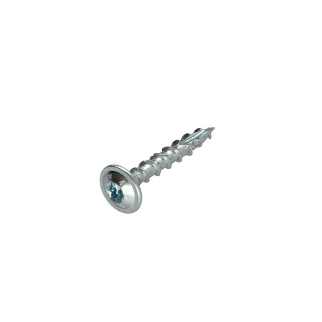 1 x Tornillos para madera TEKOR cabeza disco TORX T40 cut punta antihendidura tipo 17 8X50 roscado total Acero cincado