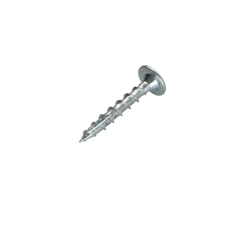 1 x Tornillos para madera TEKOR cabeza disco TORX T40 cut punta antihendidura tipo 17 8X50 roscado total Acero cincado