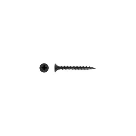 1 x Tornillo para placa de yeso Ancha roscada Phillips 2 3.9X45 Acero fosfatado