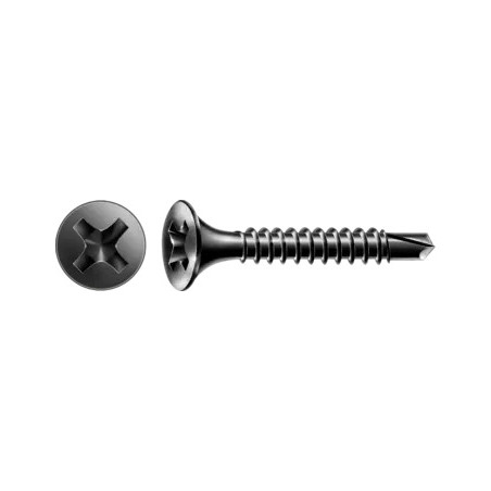 1 x Tornillo para placa de yeso Spax Phillips 2 3.5X45 Acero fosfatado GIX-D