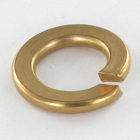 1 x Arandela Grover M10X18X2.2 BRONCE Acero fosfatado
