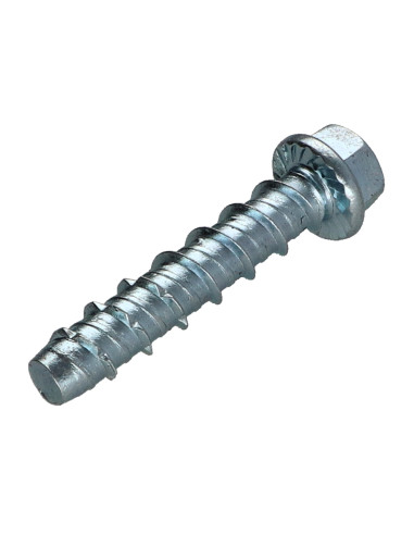 1 x Tornillo hormigón cabeza hexagonal resalto...