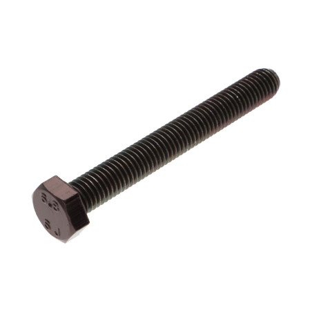 1 x Tornillo metales cabeza hexagonal M8X80 Clase 6.8 Acero cincado negro