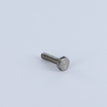 1 x Tornillo metales cabeza hexagonal M2.5X4 Acero bruto microtornillo
