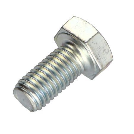 1 x Tornillo metales cabeza hexagonal M3X12 Clase 6.8 Acero cincado blanco microtornillo