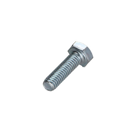 1 x Tornillo metales cabeza hexagonal M6X20 Clase 6.8 Acero cincado blanco