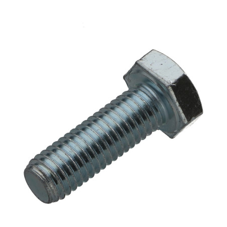 1 x Tornillo metales cabeza hexagonal M12X40 Clase 6.8 Acero cincado blanco