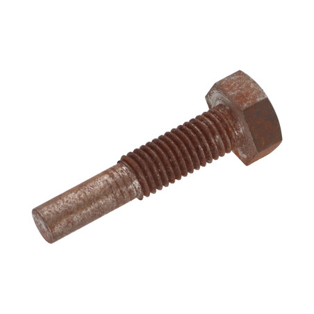 1 x Tornillo metales cabeza hexagonal M10X45 Clase 6.8 Acero bruto plano 8/20