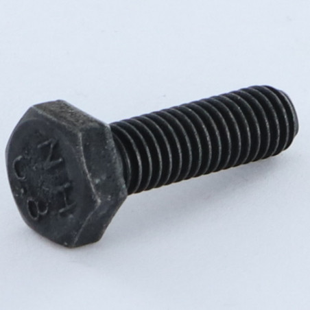 1 x Tornillo metales cabeza hexagonal M6X20 Clase 6.8 Acero cincado níquel negro reforzado - Alta resistencia a la