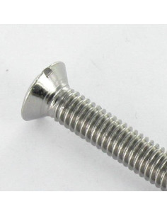 Tornillo metales Latón cromo cabeza fresada abombada... 2