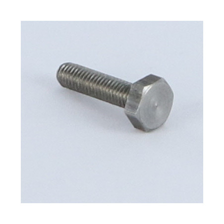 1 x Tornillo metales cabeza hexagonal M3X4 Clase 6.8 Acero bruto microtornillo