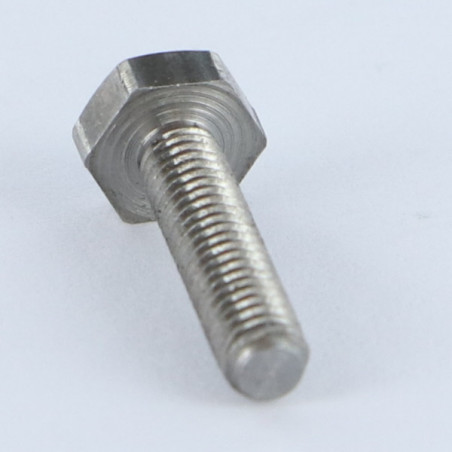 1 x Tornillo metales cabeza hexagonal M3X4 Clase 6.8 Acero bruto microtornillo