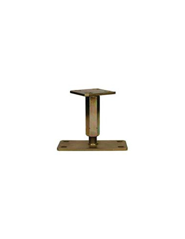 1 x Base del palo ajustable 80X160 Bicromato