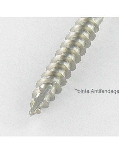 1 x Tornillo terraza TEKOR doble roscado cabeza...