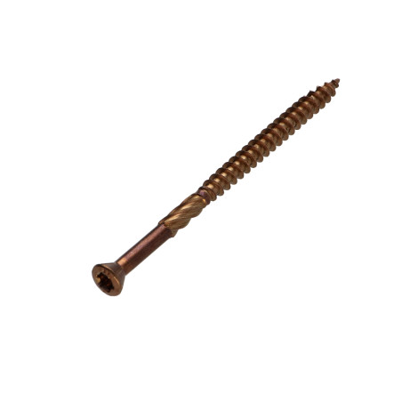 1 x Tornillo terraza TEKOR cabeza fresada/testa svasat dentado TORX T25 cut punta antihendidura tipo 17 5X70 Inoxidable A2