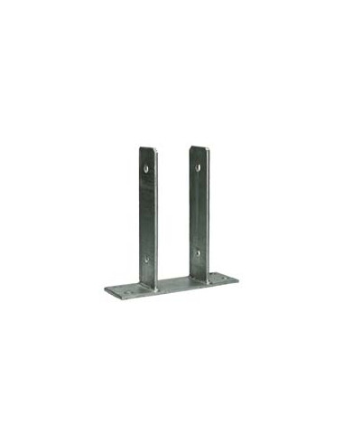 1 x Base del palo forma U 81X50X200 fuerte...