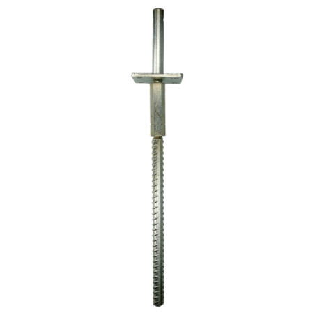 1 x Anclaje ajuste 110X8 Acero cincado blanco