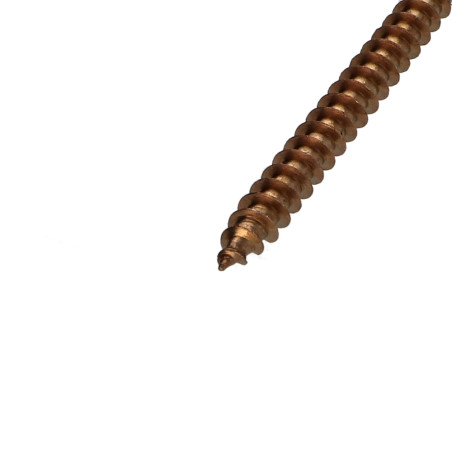 1 x Tornillo terraza TEKOR cabeza fresada/testa svasat dentado TORX T25 cut punta antihendidura tipo 17 5X80 Inoxidable A2