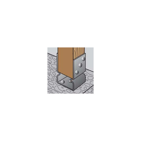 1 x Soporte para viga forma U 71X60X150 fuerte resistencia a la corrosión Acero galvanizado en caliente