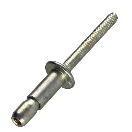 1 x Remache ciego totalmente de acero MEGAGRIP 4,9 x 10,5 cabeza plana